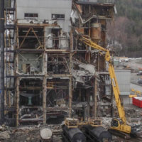 Kitimat Aluminum Smelter Demolition 07