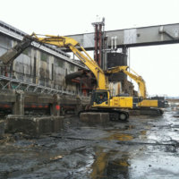 Kitimat Aluminum Smelter Demolition 08